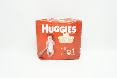 Huggies BI015417B Little Snugglers Diapers Couches Up to 14lb – Pack of 20